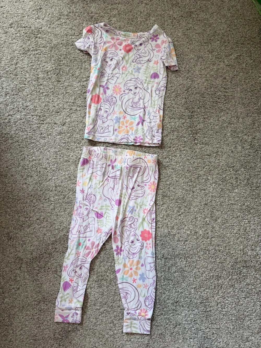 Old Navy Girls 3-Pack Pajama Sets - Coral, Lavender & Floral